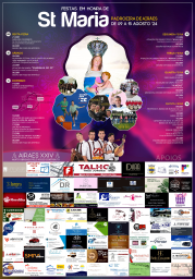 Cartaz Festa em Honra de Santa Maria 2024 - Airães