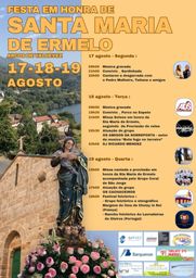 Cartaz Festa em honra de Santa Maria 2026 - Ermelo
