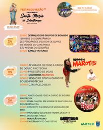 Cartaz Festa em honra de Santa Maria 2026 - Sobretâmega