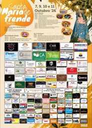 Cartaz Festa em honra de Santa Maria de Frende 2026 - Baião