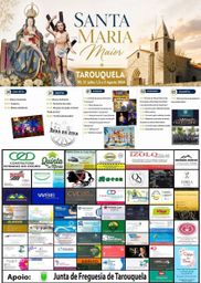 Cartaz Festa em honra de Santa Maria Maior 2026 - Tarouquela