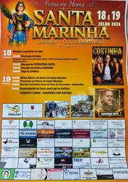 Cartaz Festa em honra de Santa Marinha 2026 - Landim