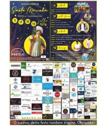 Cartaz Festa em honra de Santa Marinha 2026 - Portela