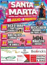 Cartaz Festa em honra de Santa Marta 2026 - Alvorninha