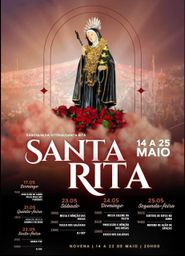 Cartaz Festa em honra de Santa Rita 2026 - Vitória