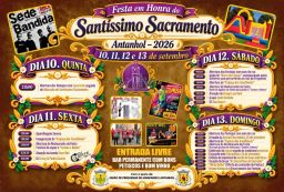Cartaz Festa em honra de Santíssimo Sacramento 2026 - Antanhol