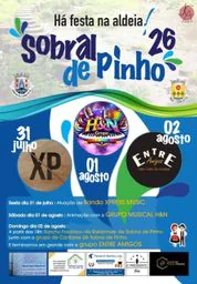 Cartaz Festa em honra de Santo 2026 - Sobral de Pinho