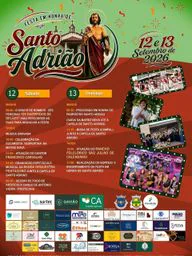 Cartaz Festa em honra de Santo Adrião 2026 - Famalicão