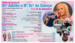 Cartaz Festa em Honra de Santo Adrião e Nossa Senhora da Cabeça 2026 - Padim da Graça
