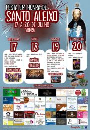Cartaz Festa em honra de Santo Aleixo 2026 - Vodra