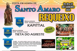Cartaz Festa em Honra de Santo Amaro 2024 - Reiqueixo