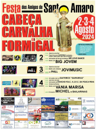 Cartaz Festa em Honra de Santo Amaro 2024 - Soure