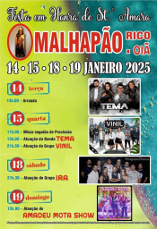Cartaz Festa em Honra de Santo Amaro 2025 - Oiã
