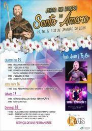 Cartaz Festa em honra de Santo Amaro 2026 - Foz Côa