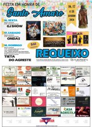Cartaz Festa em honra de Santo Amaro 2026 - Requeixo