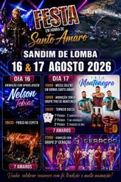 Cartaz Festa em honra de Santo Amaro 2026 - Sandim de Lomba