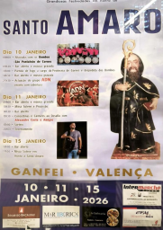 Cartaz Festa em Honra de Santo Amaro 2026 - Valença
