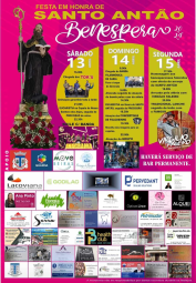 Cartaz Festa em Honra de Santo Antão 2024 - Benespera