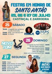 Cartaz Festa em honra de Santo Antão 2026 - Castinçal