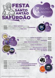 Cartaz Festa em honra de Santo Antão 2026 - Safurdão