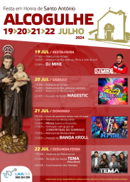 Cartaz Festa em Honra de Santo António 2024 - Alcongulhe