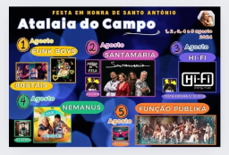 Cartaz Festa em Honra de Santo António 2024 - Atalaia do Campo