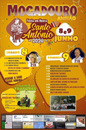 Cartaz Festa em Honra de Santo António 2024 - Mogadouro