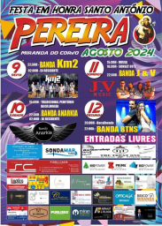 Cartaz Festa em Honra de Santo António 2024 -Pereira