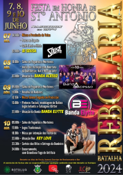 Cartaz Festa em Honra de Santo António 2024 - Rebolaria