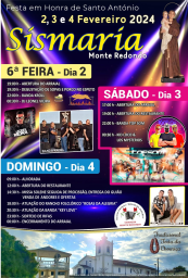 Cartaz Festa em Honra de Santo António 2024 - Sismaria