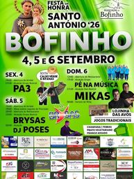 Cartaz Festa em honra de Santo António 2026 - Bofinho