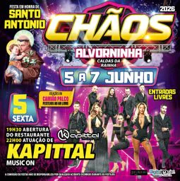Cartaz Festa em honra de Santo Antonio 2026 - Chãos
