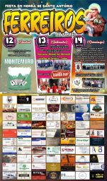 Cartaz Festa em honra de Santo António 2026 - Ferreiros de Tendais