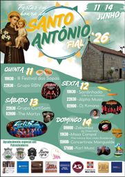Cartaz Festa em honra de Santo António 2026 - Fial