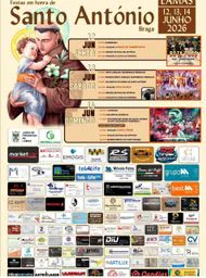 Cartaz Festa em honra de Santo António 2026 - Lamas