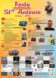 Cartaz Festa em honra de Santo António 2026 - Lavos