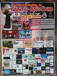 Cartaz Festa em honra de Santo António 2026 - Lomba