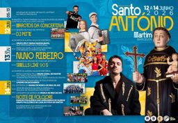Cartaz Festa em honra de Santo António 2026 - Martim