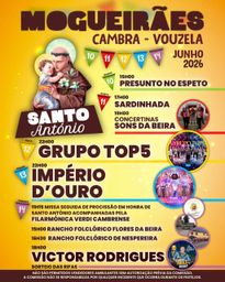 Cartaz Festa em honra de Santo António 2026 - Mogueirães