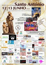 Cartaz Festa em honra de Santo António 2026 - Murtosa