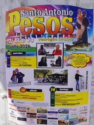 Cartaz Festa em honra de Santo António 2026 - Pesos