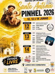 Cartaz Festa em honra de Santo António 2026 - Pinhel