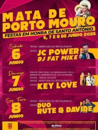 Cartaz Festa em honra de Santo António 2026 - Porto Mouro