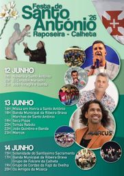 Cartaz Festa em honra de Santo António 2026 - Raposeira
