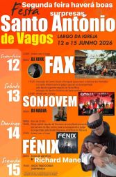 Cartaz Festa em honra de Santo António 2026 - Vagos