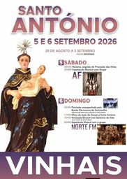 Cartaz Festa em honra de Santo António 2026 - Vinhais