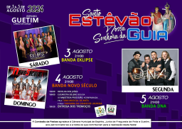 Cartaz Festa em Honra de Santo Estêvão 2024 - Guetim