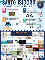 Cartaz Festa em honra de Santo Isidoro 2026 - Mafra