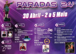 Cartaz Festa em Honra de Santo Isidro 2024 - Paradas