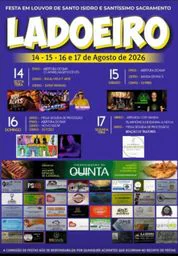 Cartaz Festa em honra de Santo Isidro 2026 - Ladoeiro
